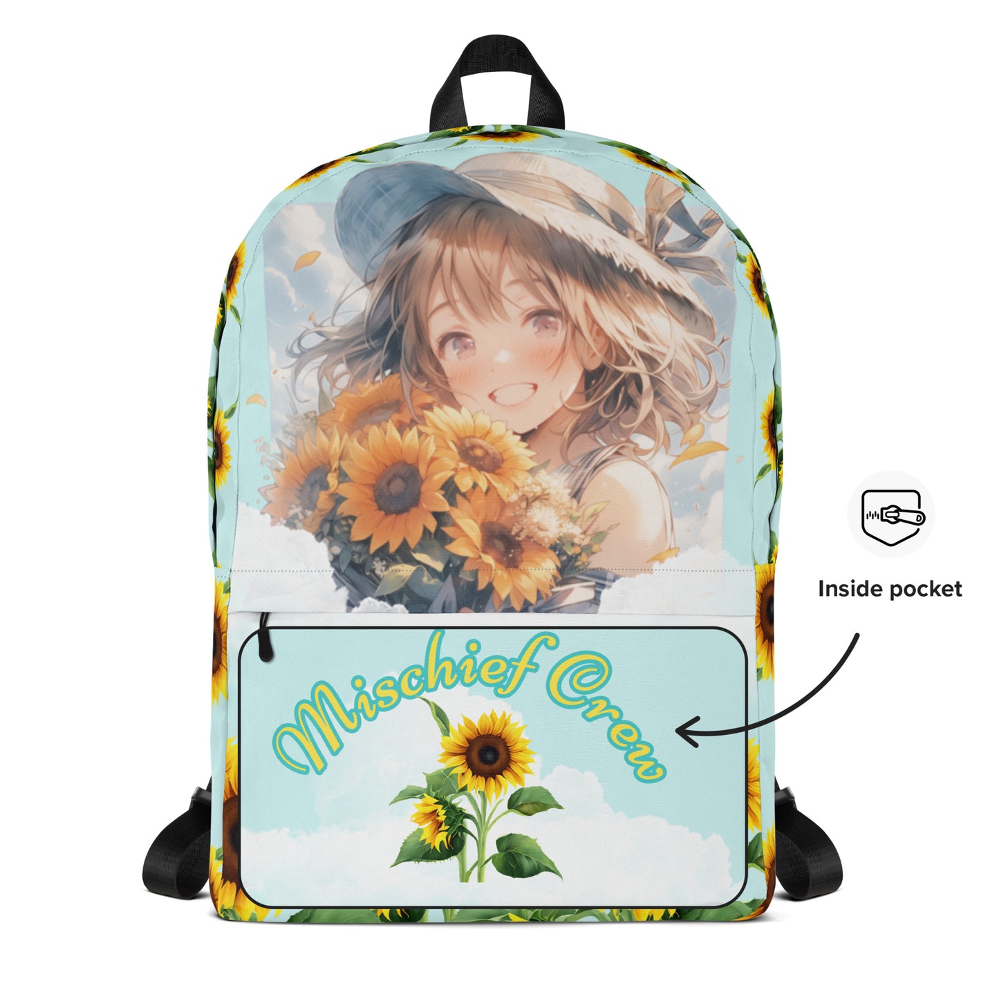 Backpack - Anime Sunflower Girl