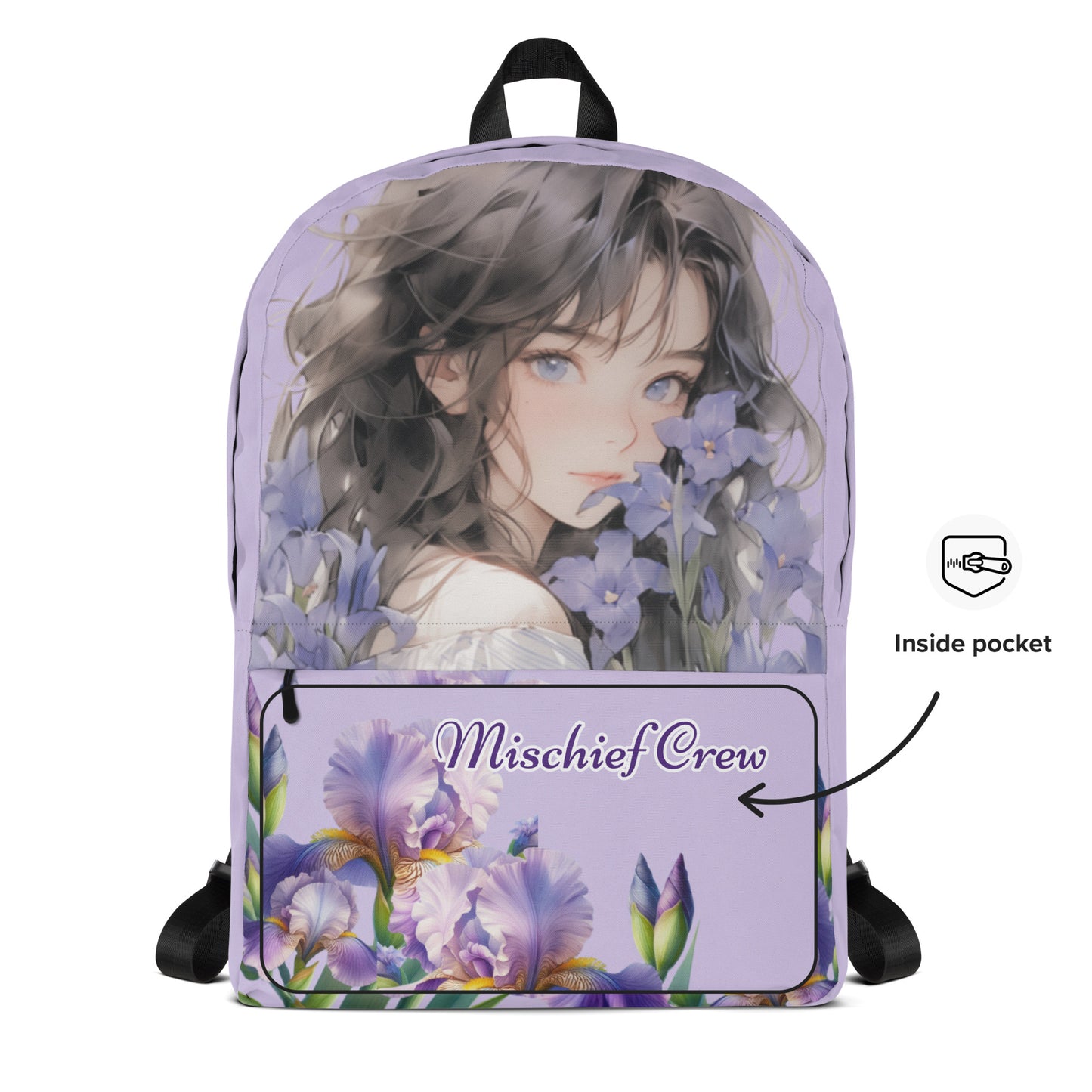 Backpack - Anime Girl with Irises