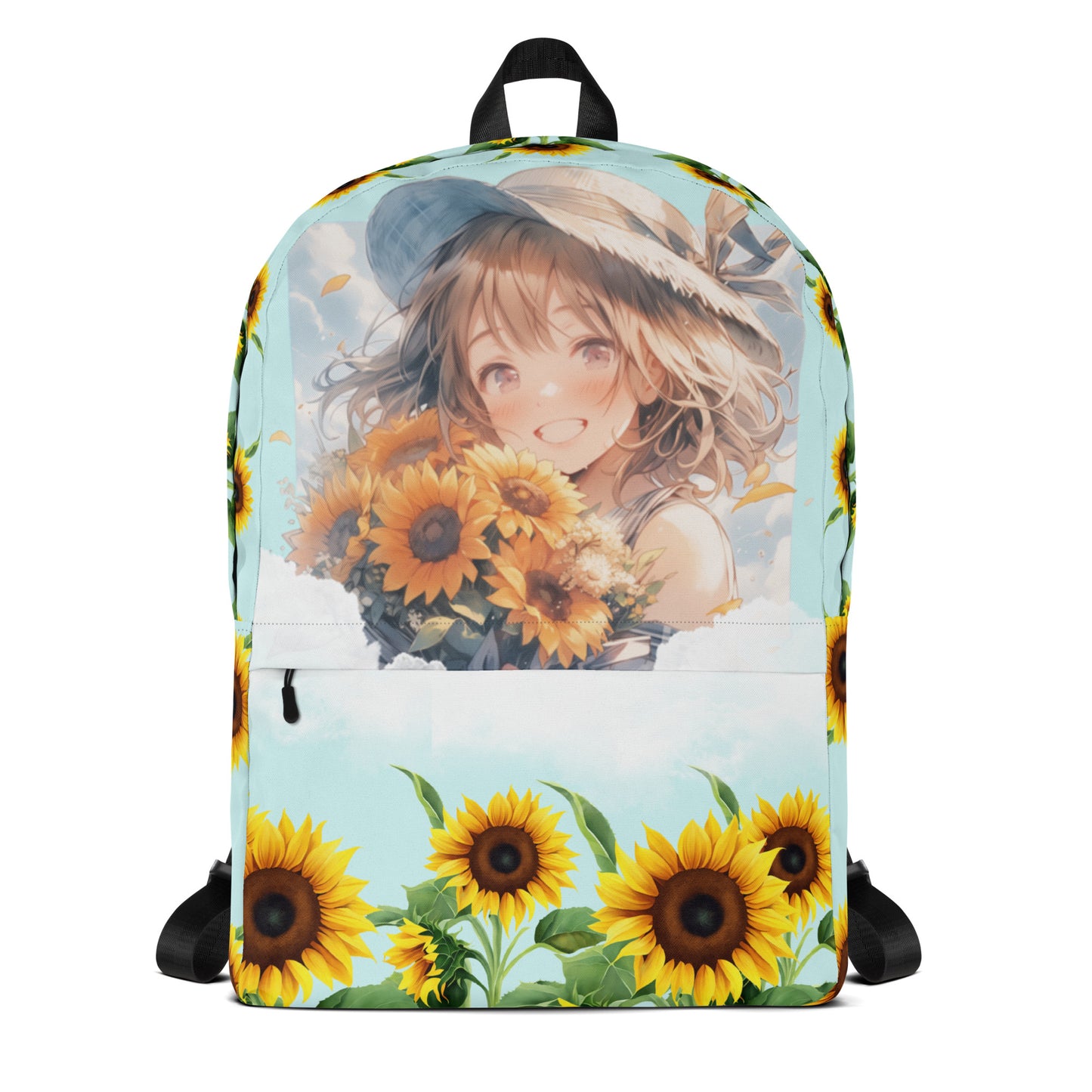 Backpack - Anime Sunflower Girl