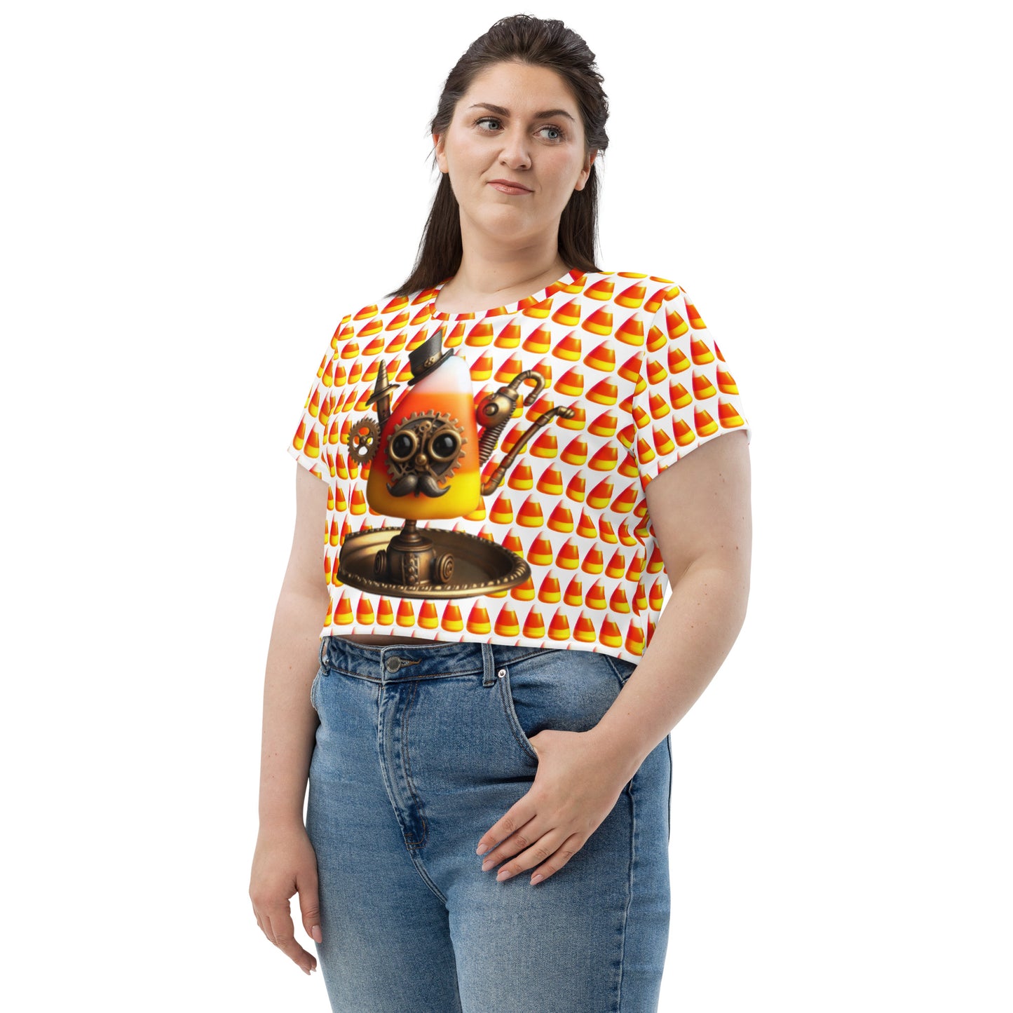 All-Over Print Crop Tee