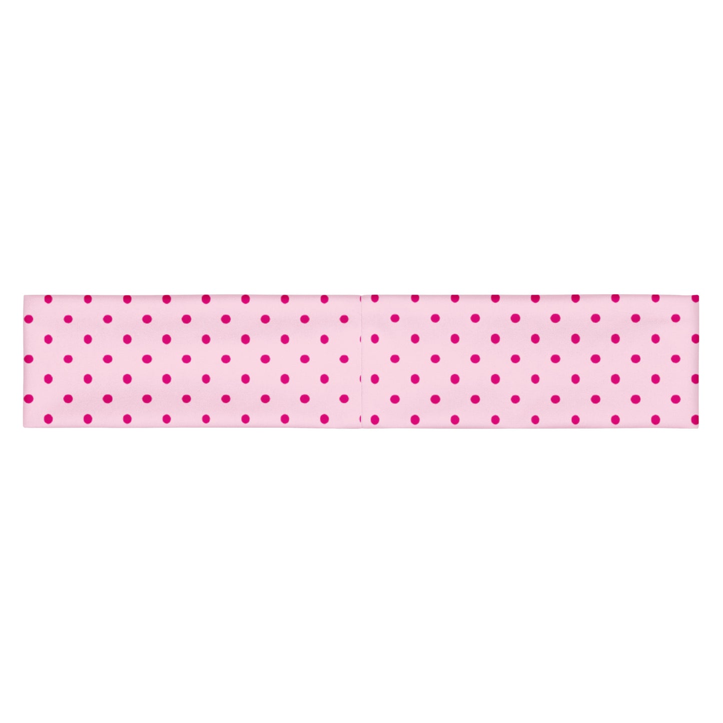 Headband - Pink Polka Dots