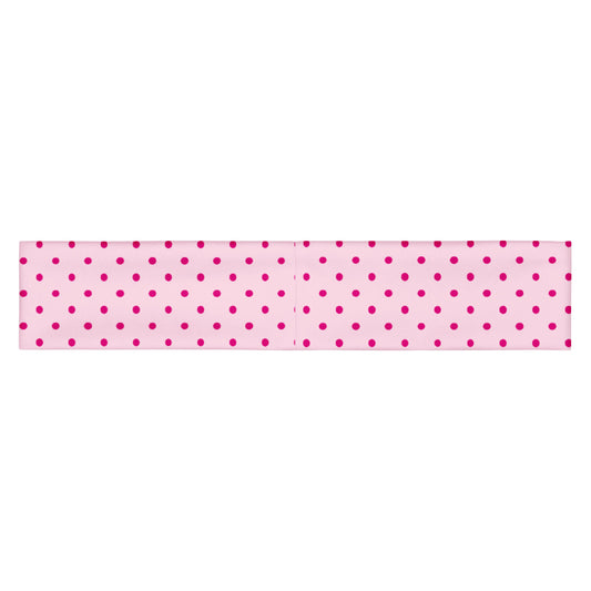 Headband - Pink Polka Dots