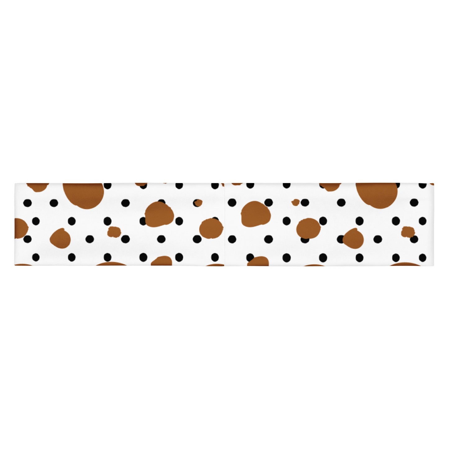 Headband - Liver Spot Dalmatian with Black Polka Dots