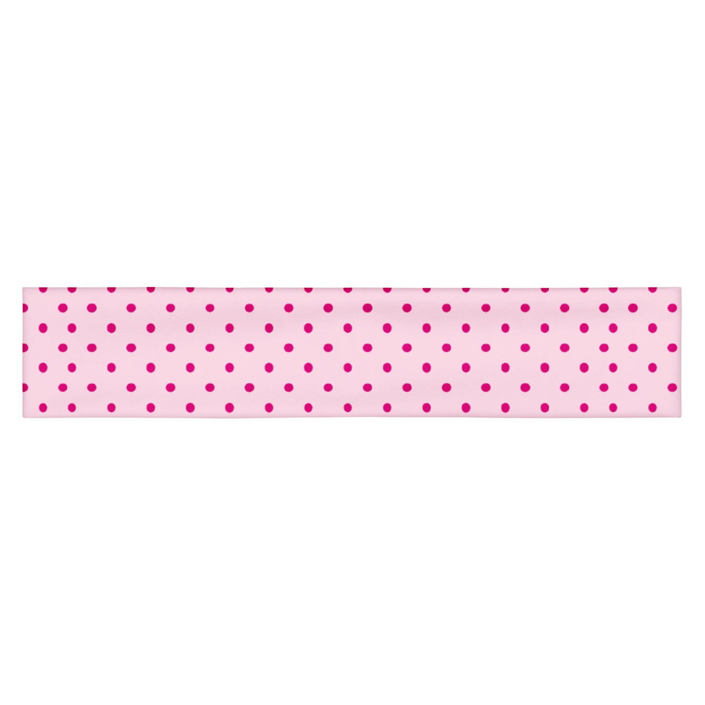 Headband - Pink Polka Dots