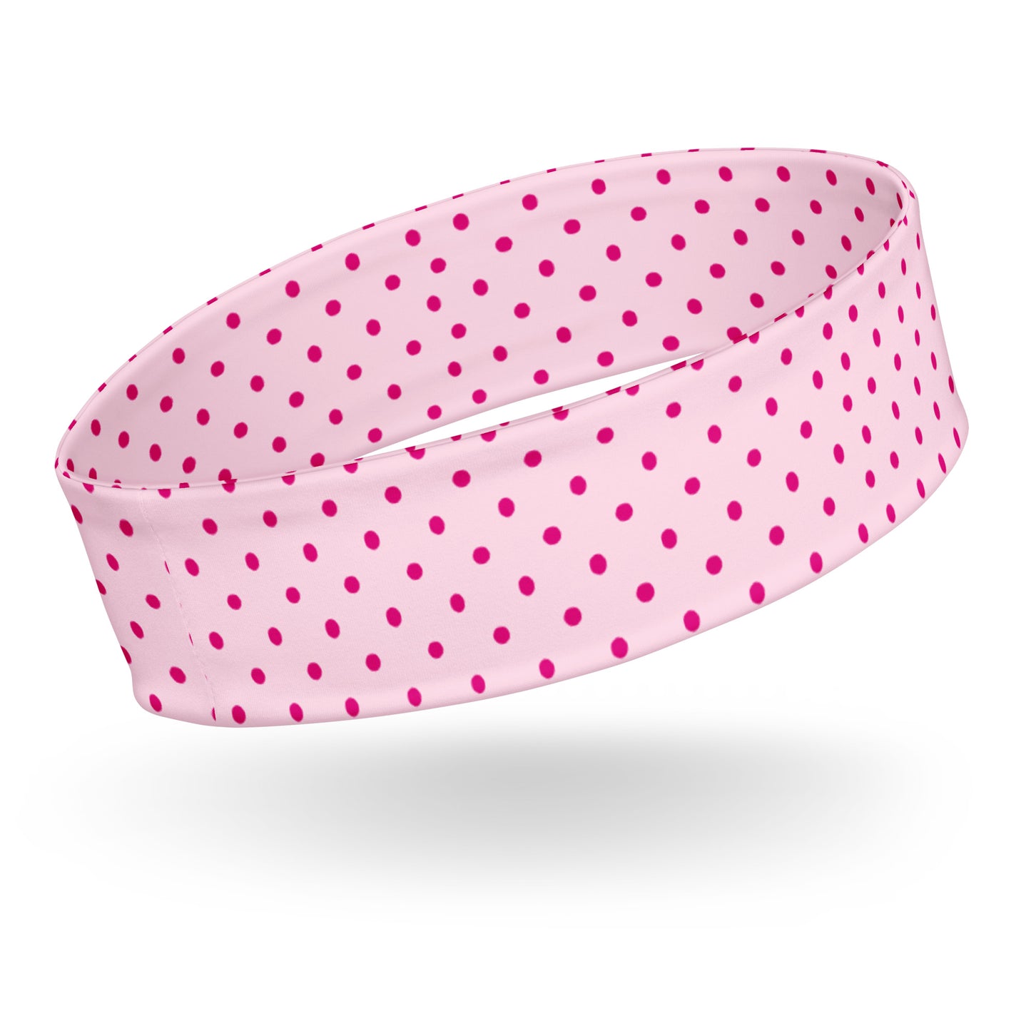 Headband - Pink Polka Dots