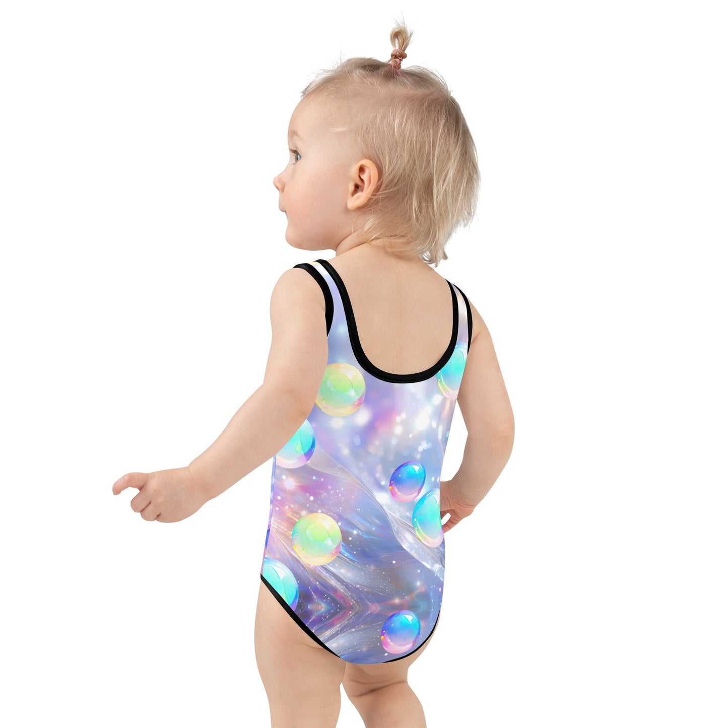 Kids Swimsuit - Shine and Glimmer With Bubbles 1