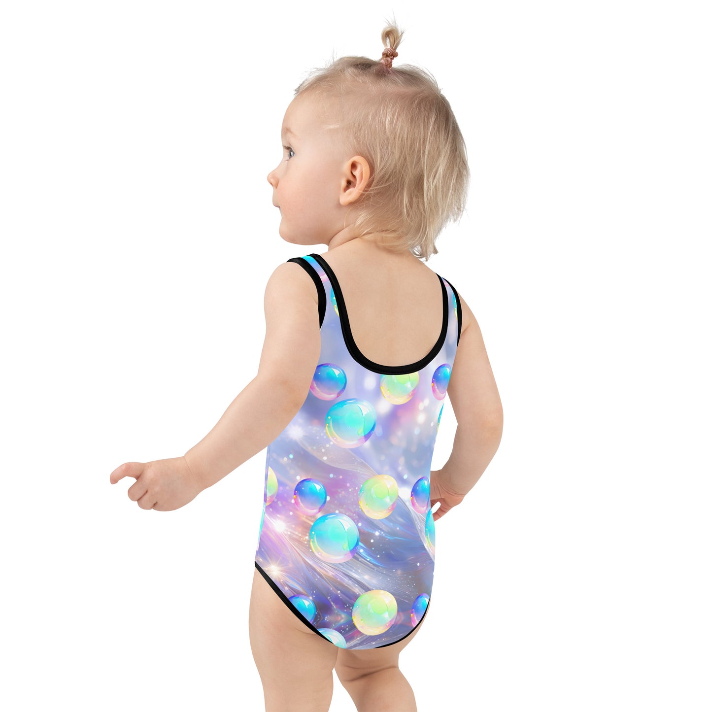 Kids Swimsuit - Shine and Glimmer with Bubbles