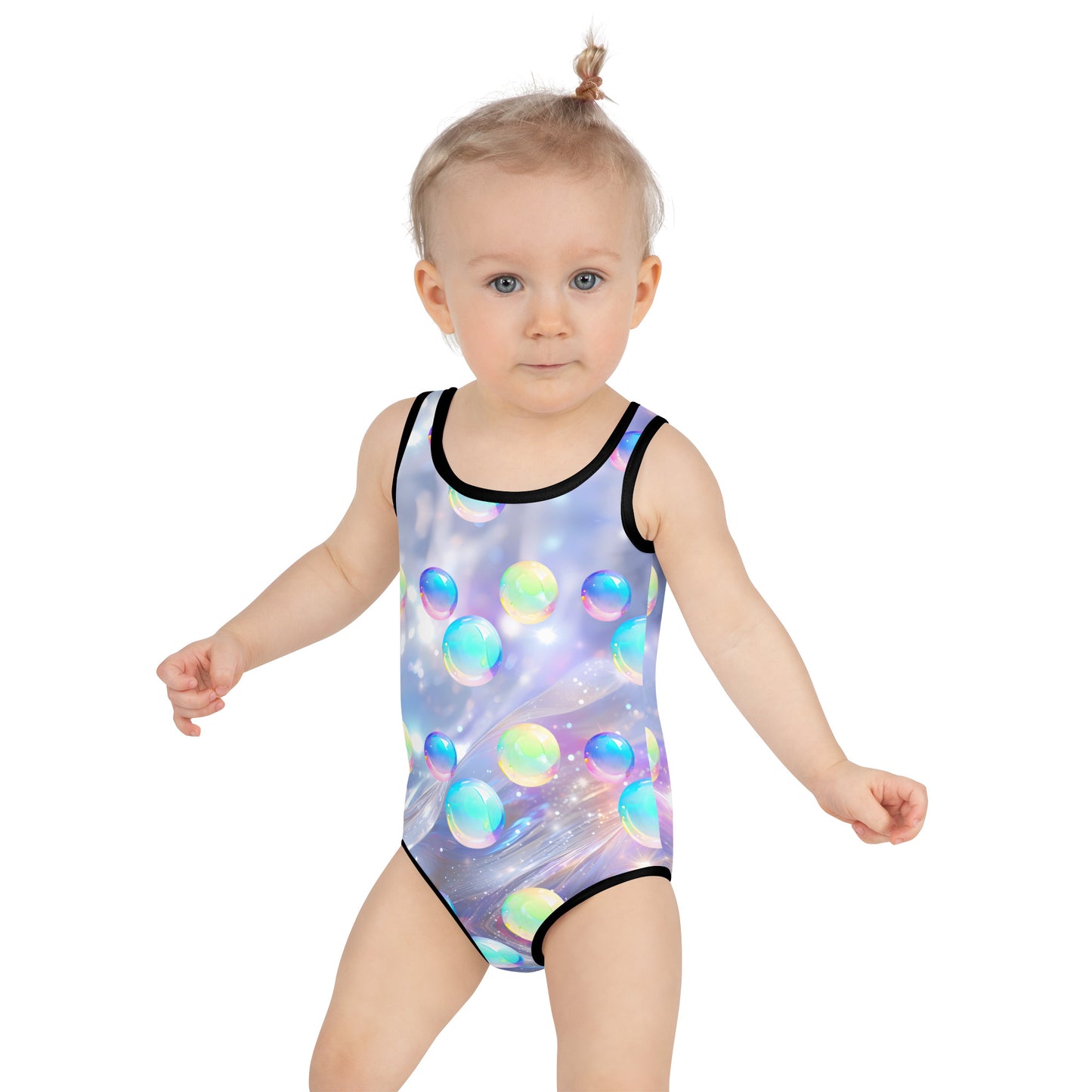 Kids Swimsuit - Shine and Glimmer with Bubbles