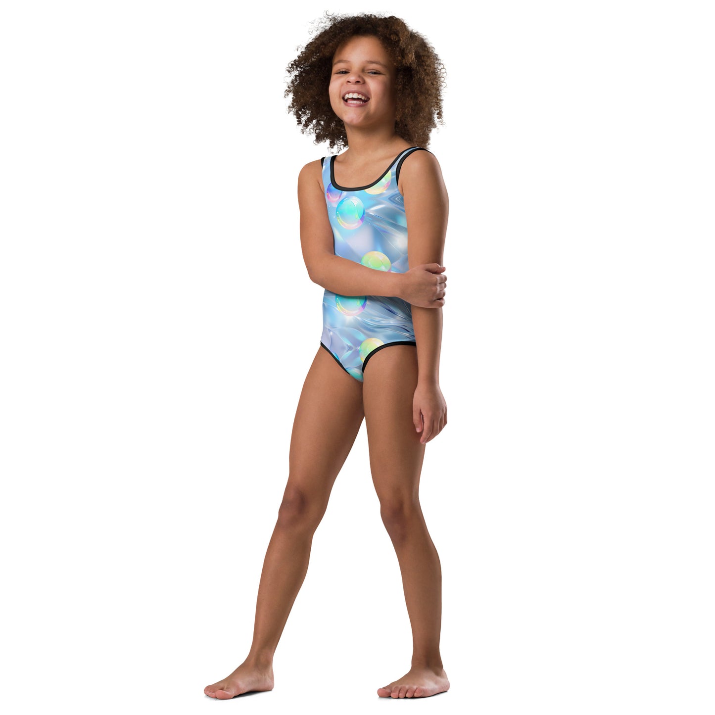 Kids Swimsuit - Shine and Glimmer with Bubbles 2