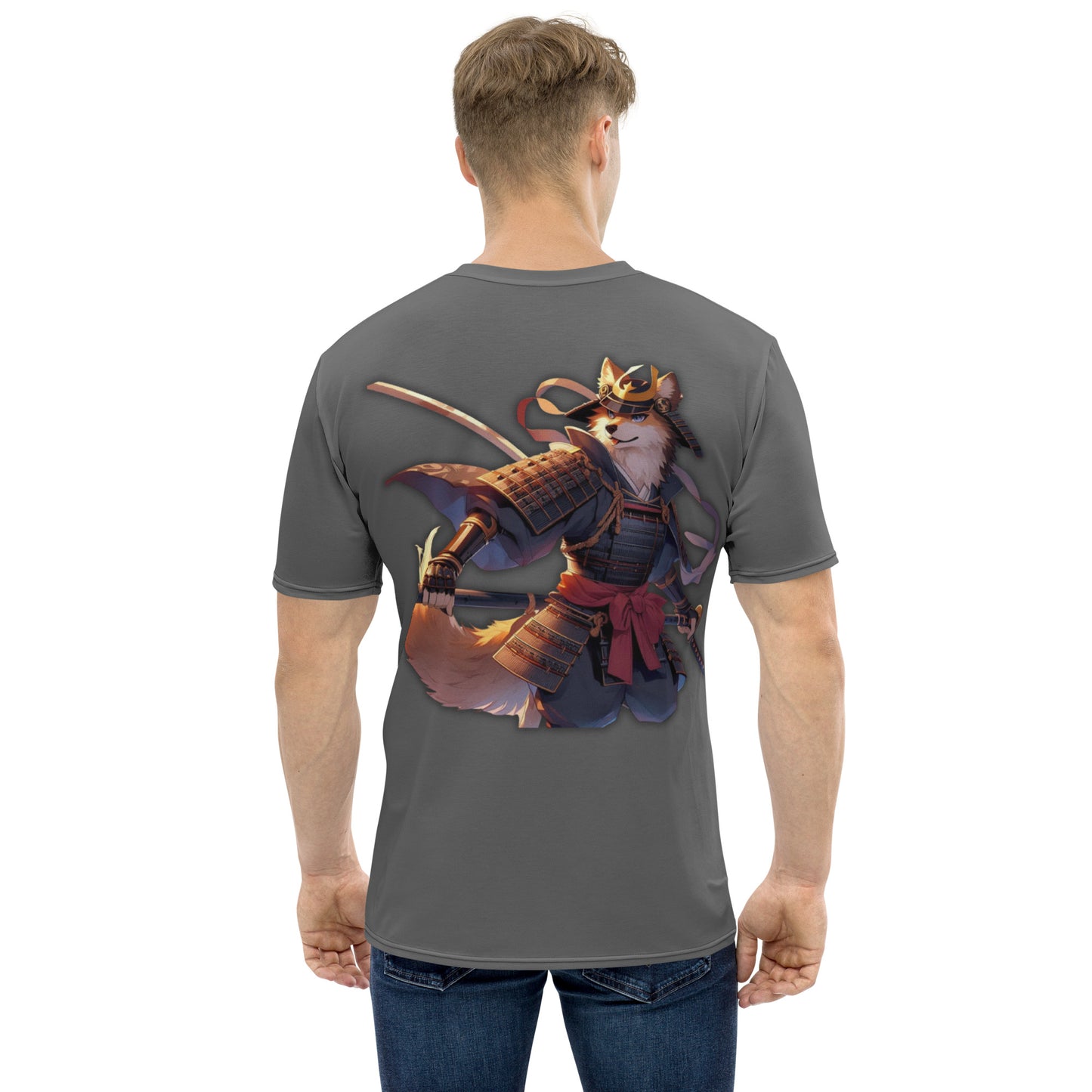 Men's t-shirt - Samurai Warrior Dog 3