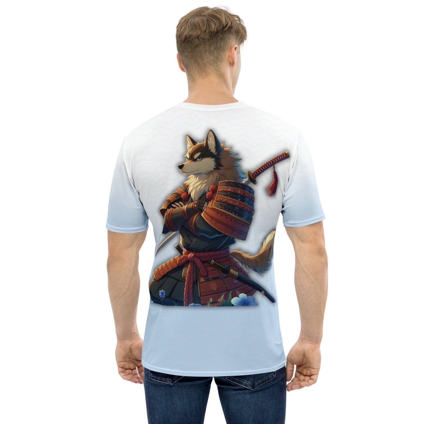 Men's t-shirt - Samurai Warrior Dog 7