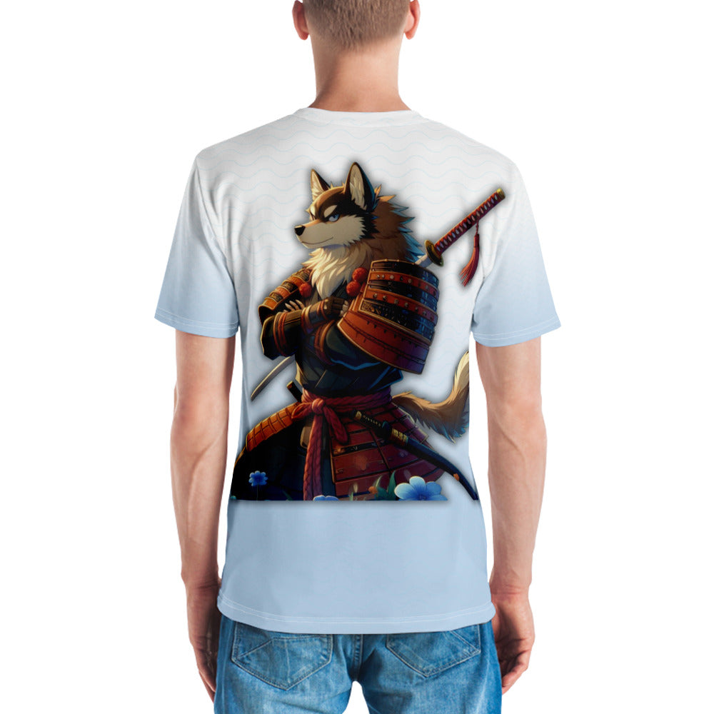 Men's t-shirt - Samurai Warrior Dog 7