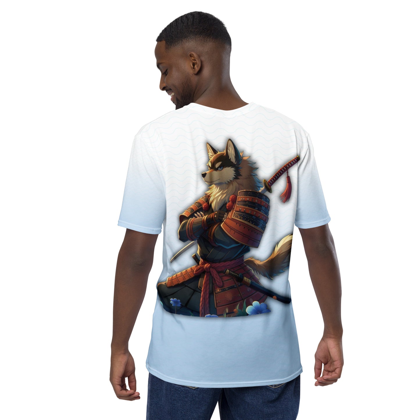 Men's t-shirt - Samurai Warrior Dog 7