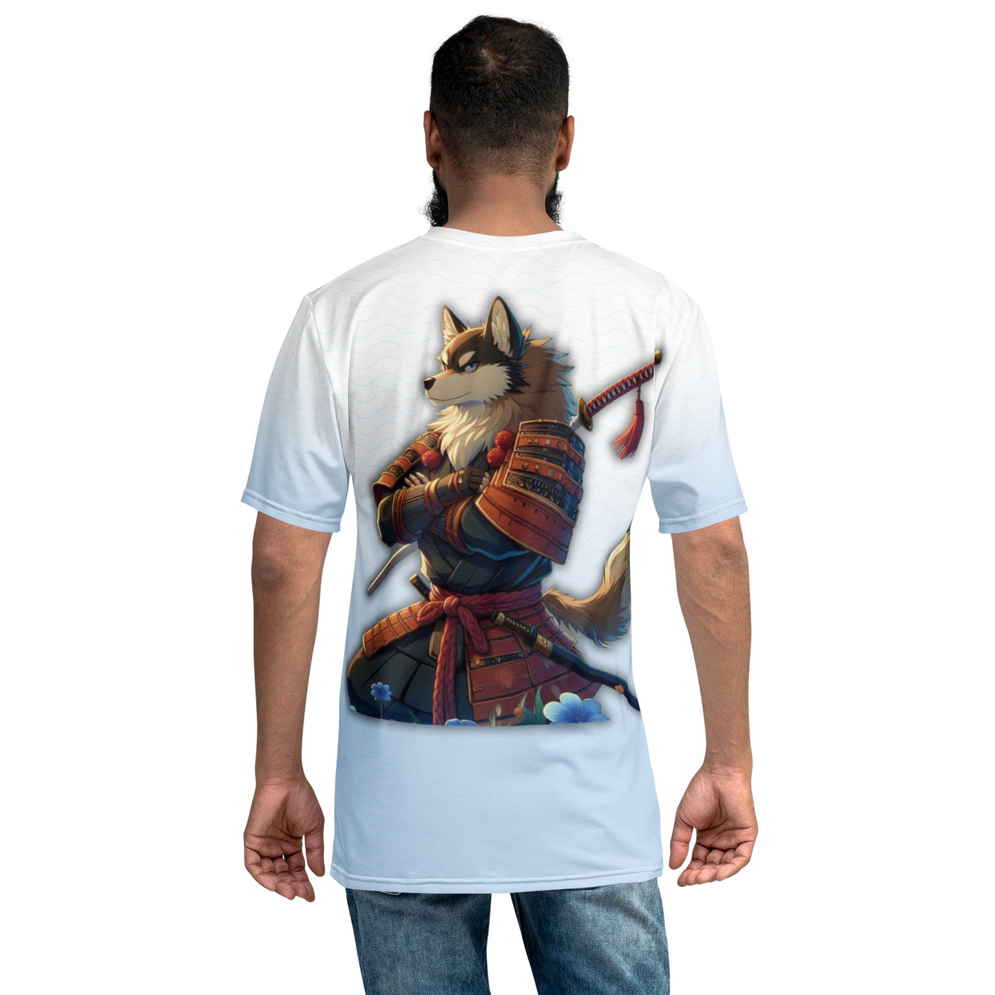 Men's t-shirt - Samurai Warrior Dog 7