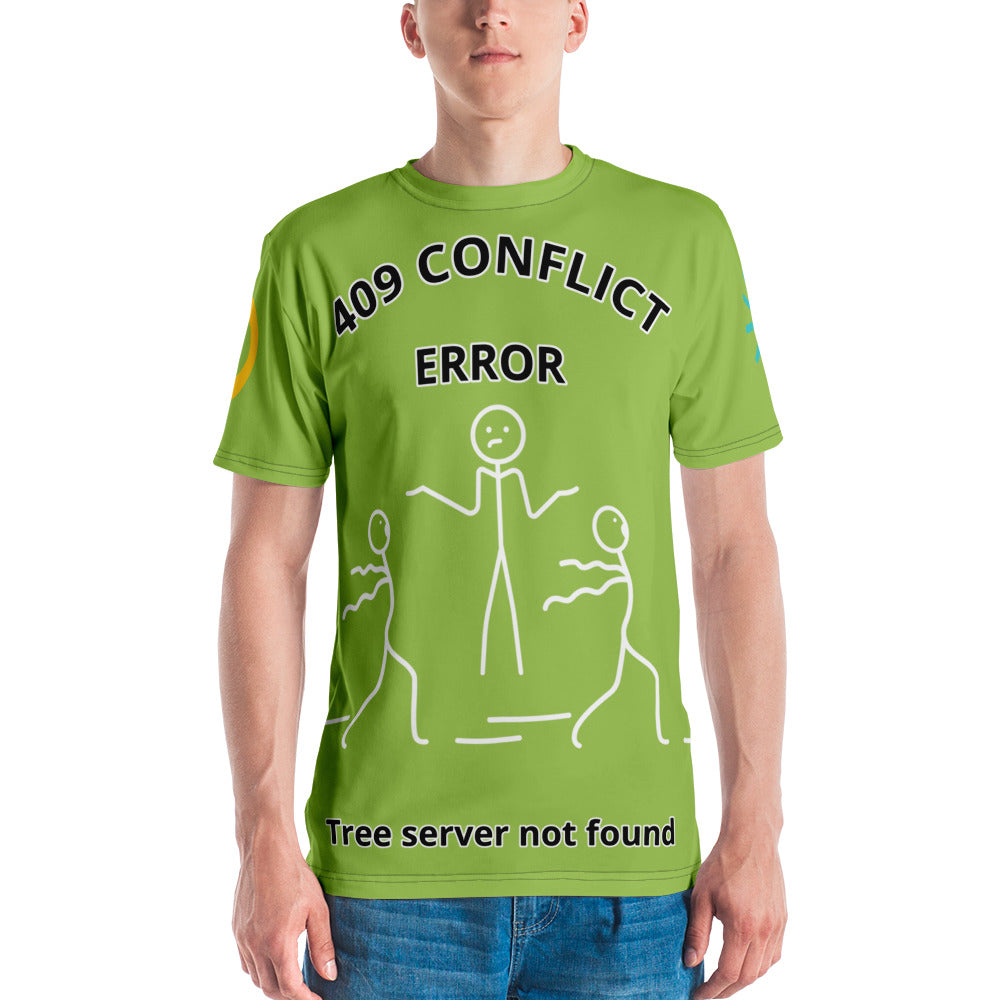 Men's t-shirt – System Error – 409 Conflict - Conifer