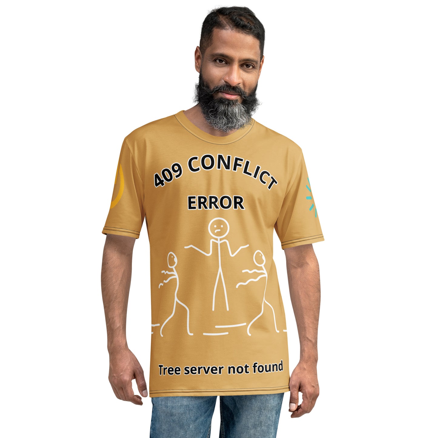 Men's t-shirt – System Error – 409 Conflict - Fawn