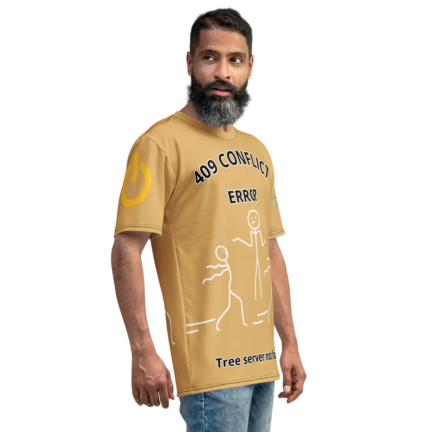 Men's t-shirt – System Error – 409 Conflict - Fawn