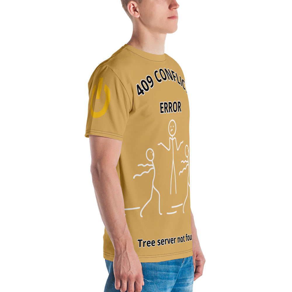 Men's t-shirt – System Error – 409 Conflict - Fawn