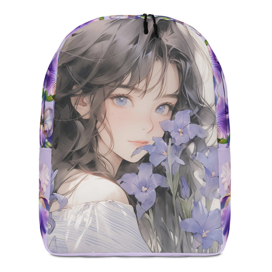 Minimalist Backpack - Anime Iris Girl