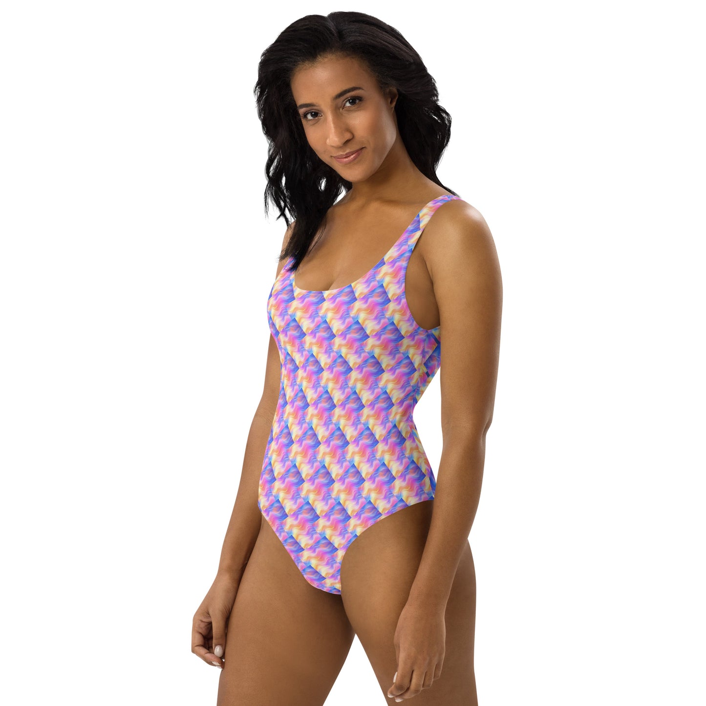 One-Piece Swimsuit - Bright Waves