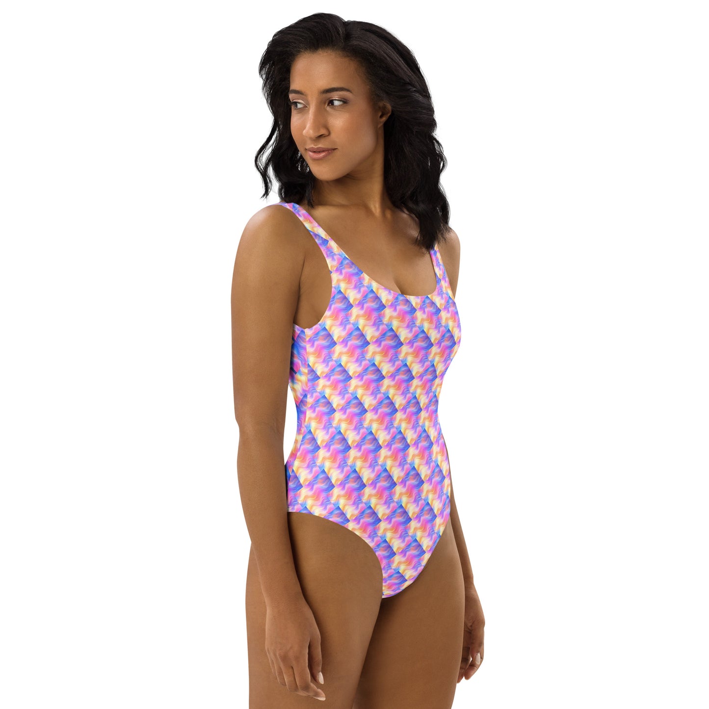 One-Piece Swimsuit - Bright Waves