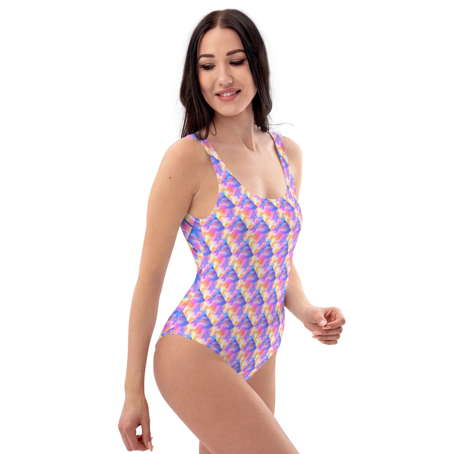 One-Piece Swimsuit - Bright Waves