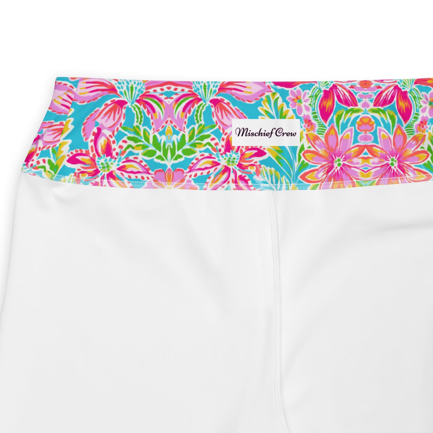 Print Plus Size Leggings - Tropical 1