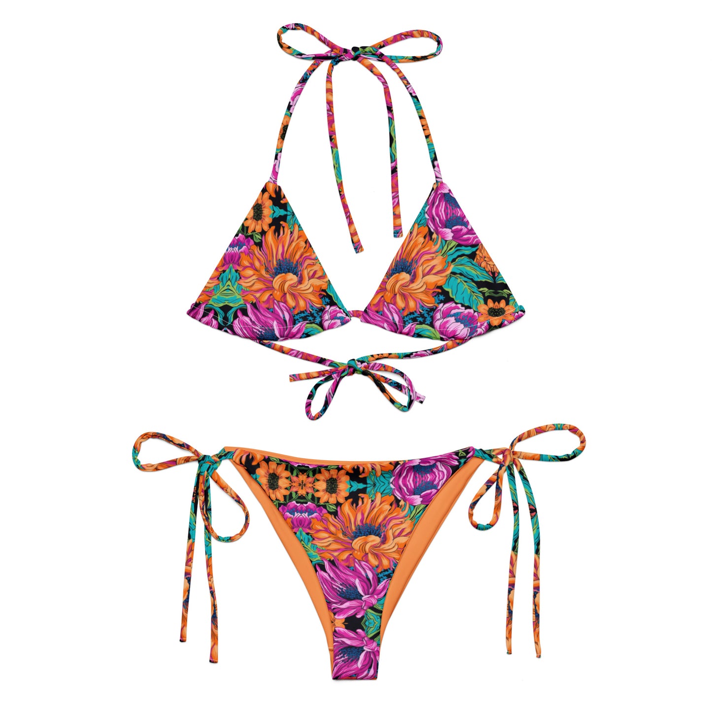 String Bikini - Bright Flowers 5