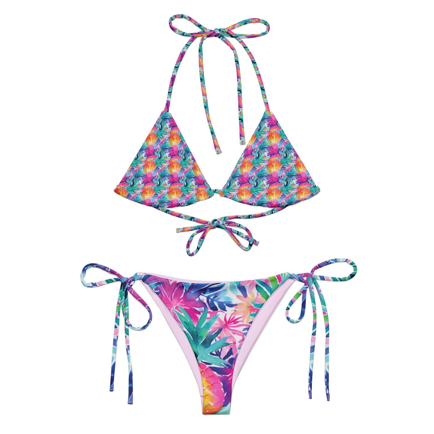 String Bikini - Tropical with Pineapples