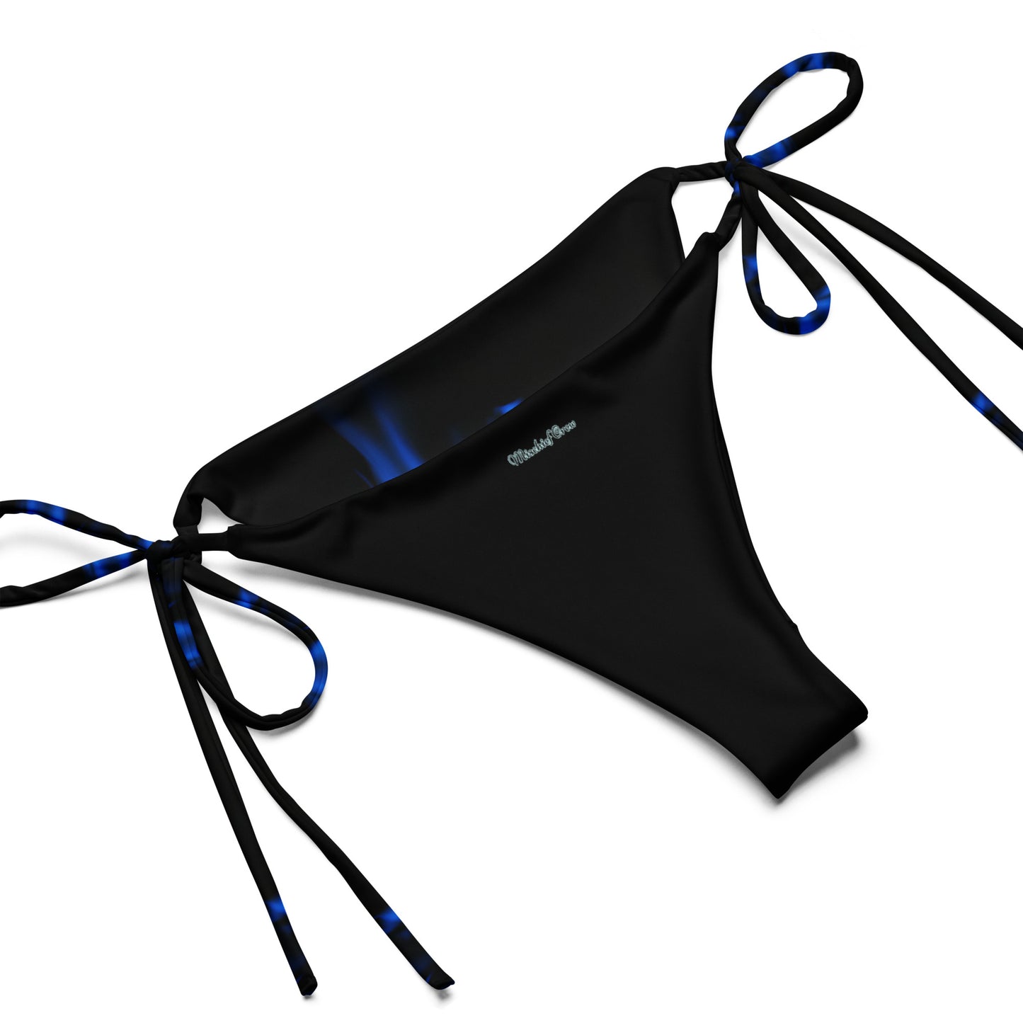 String bikini - Blue Flames