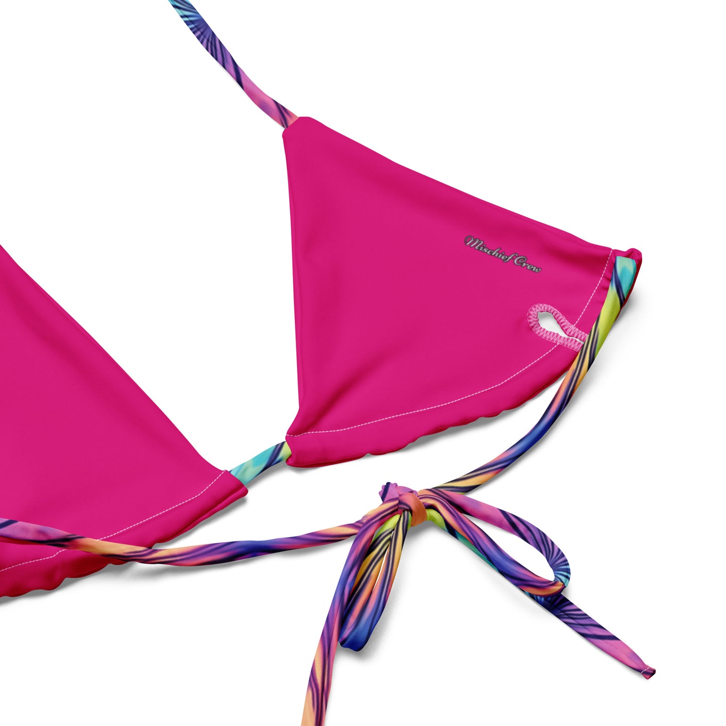 String bikini - Starburst with purple, blue, pink and yellow