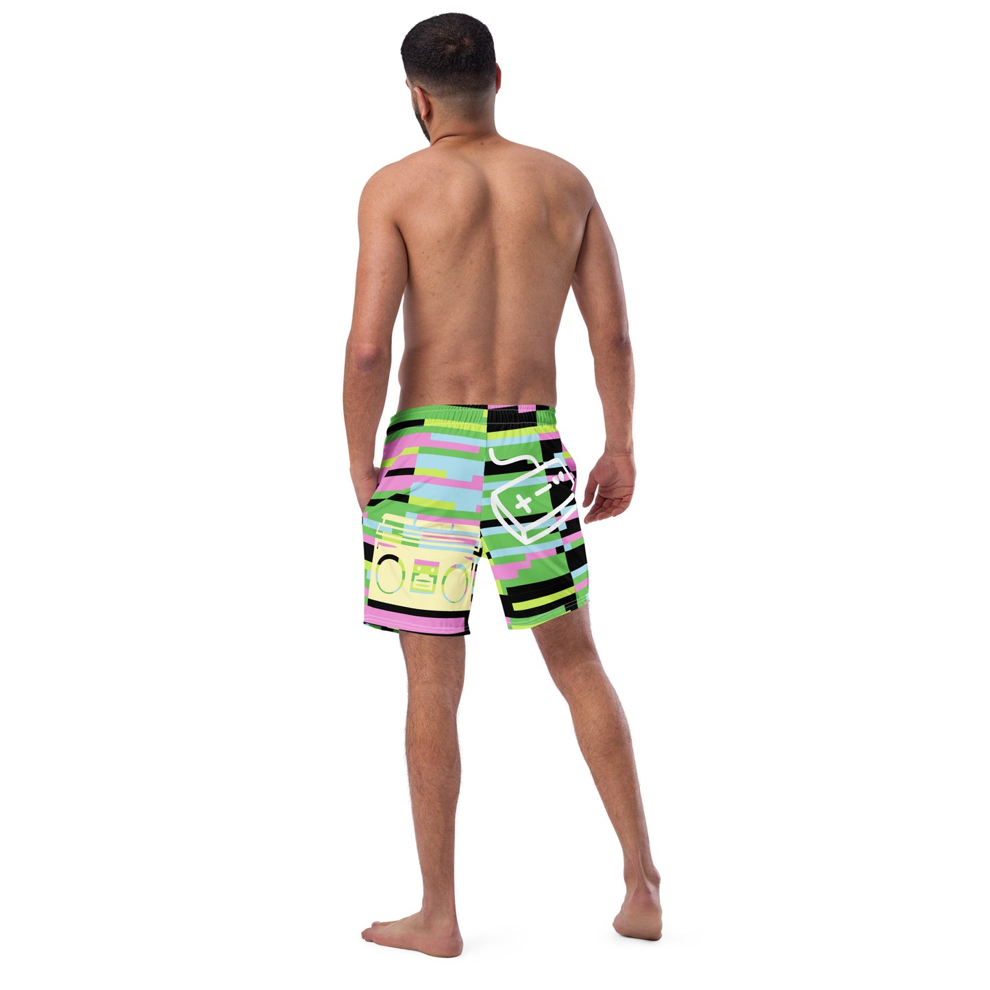 Men's and Youth swim trunks - 80's Vibe - Old School Things