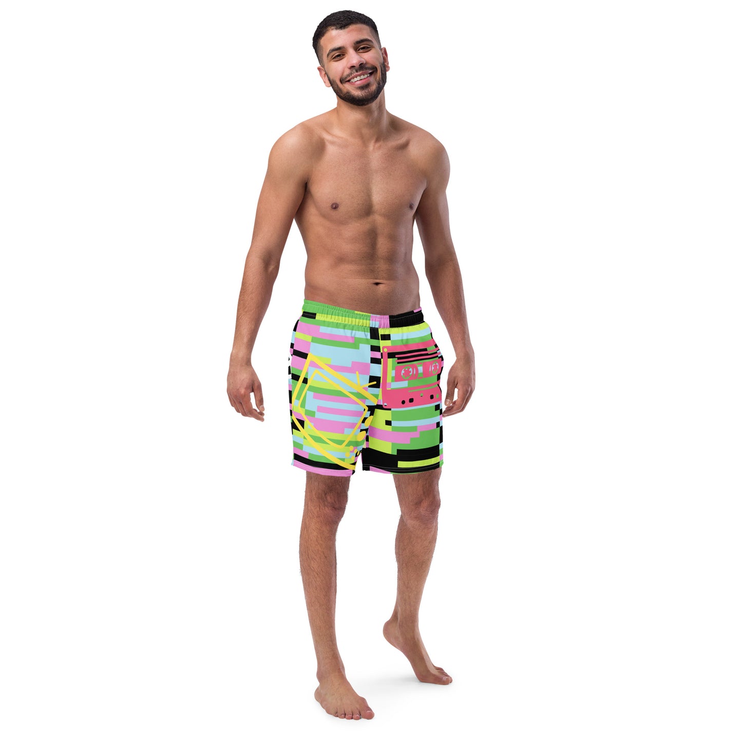 Men's and Youth swim trunks - 80's Vibe - Old School Things