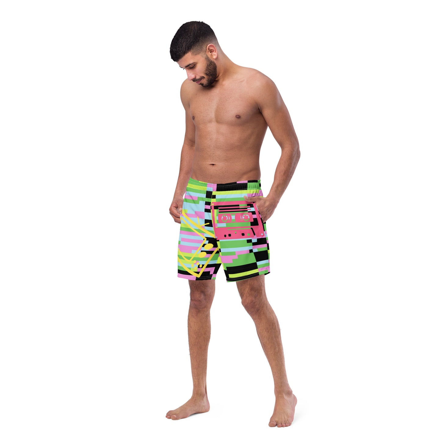 Men's and Youth swim trunks - 80's Vibe - Old School Things