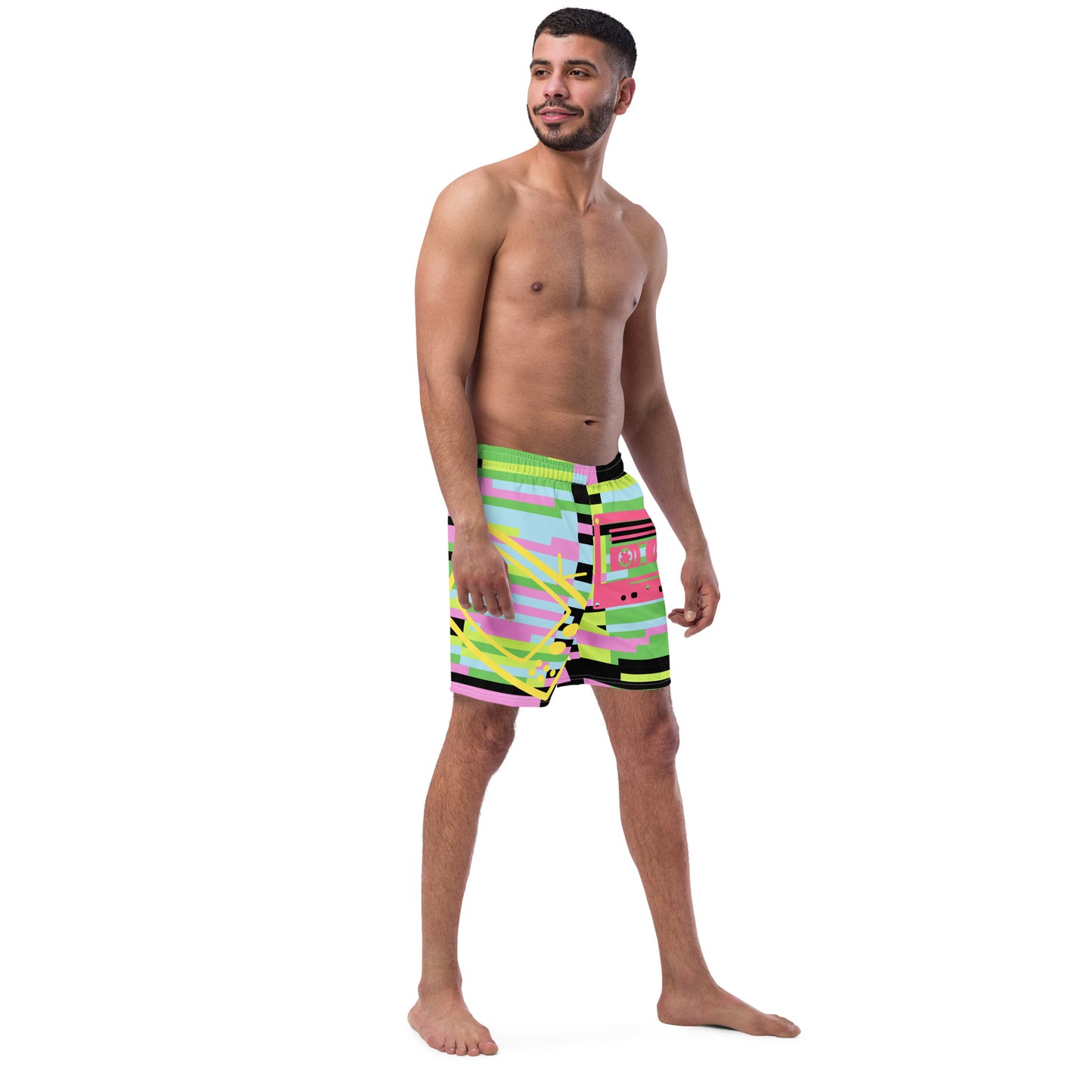 Men's and Youth swim trunks - 80's Vibe - Old School Things