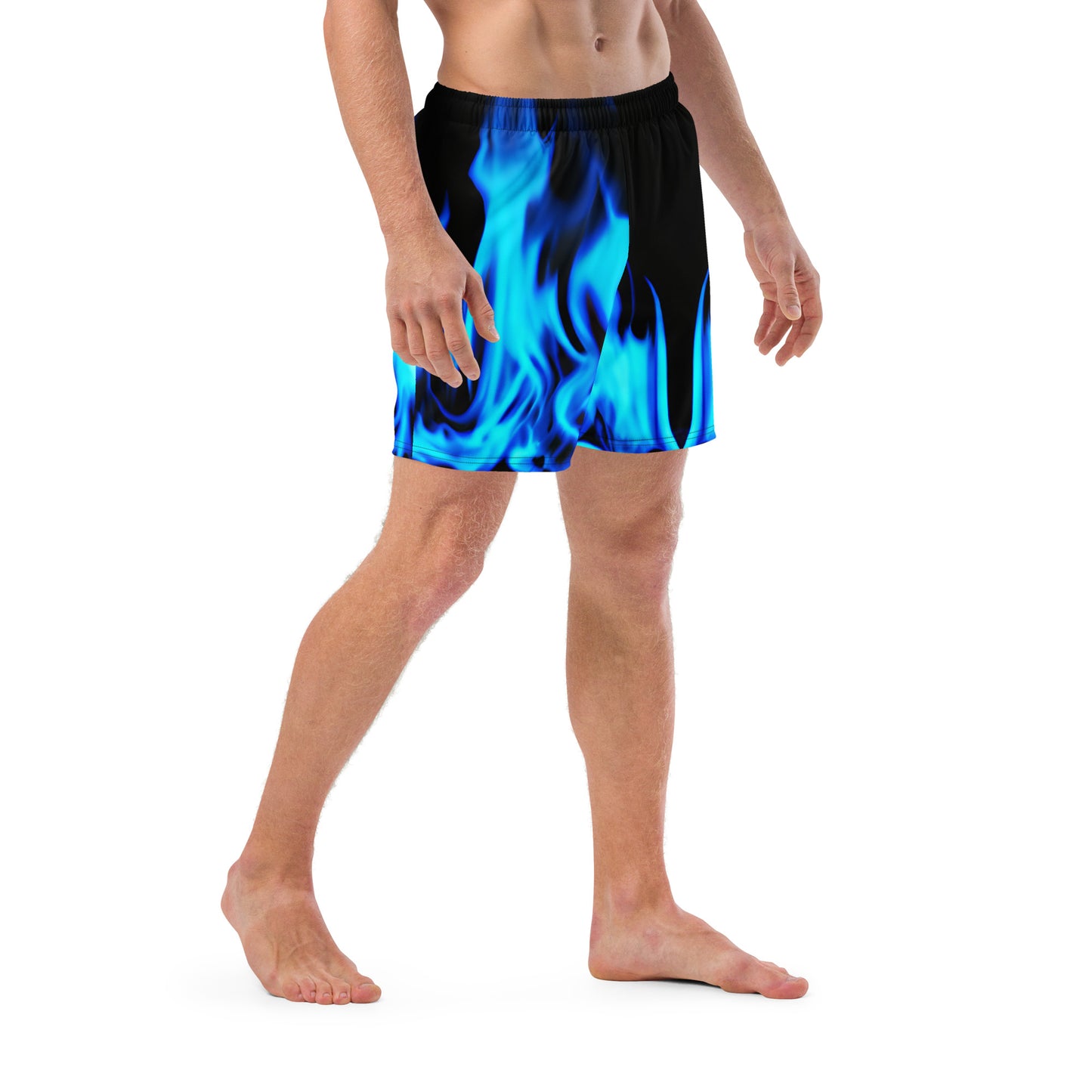 Men's and Youth swim trunks – Blue Flames