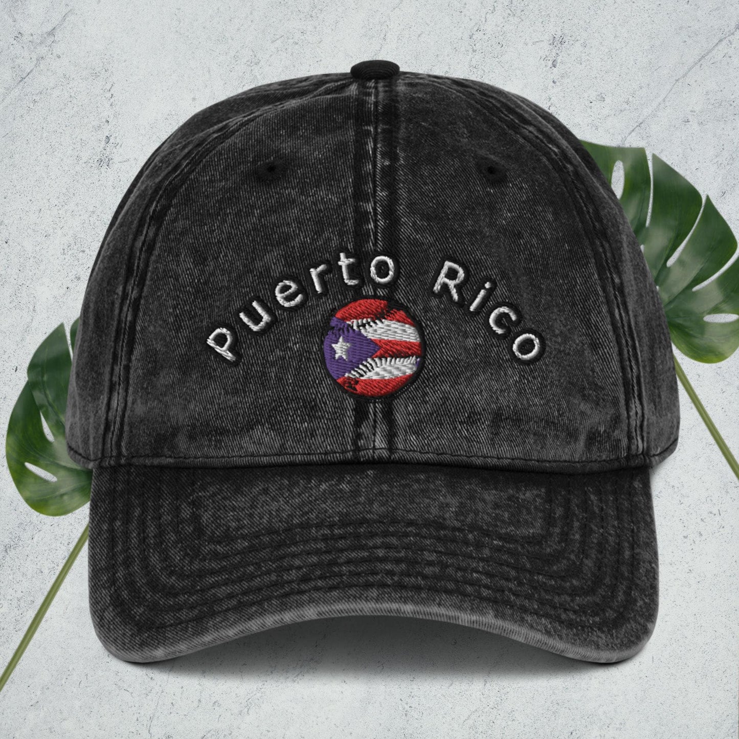 Vintage Cotton Twill Cap - Puerto Rico Baseball hat 2