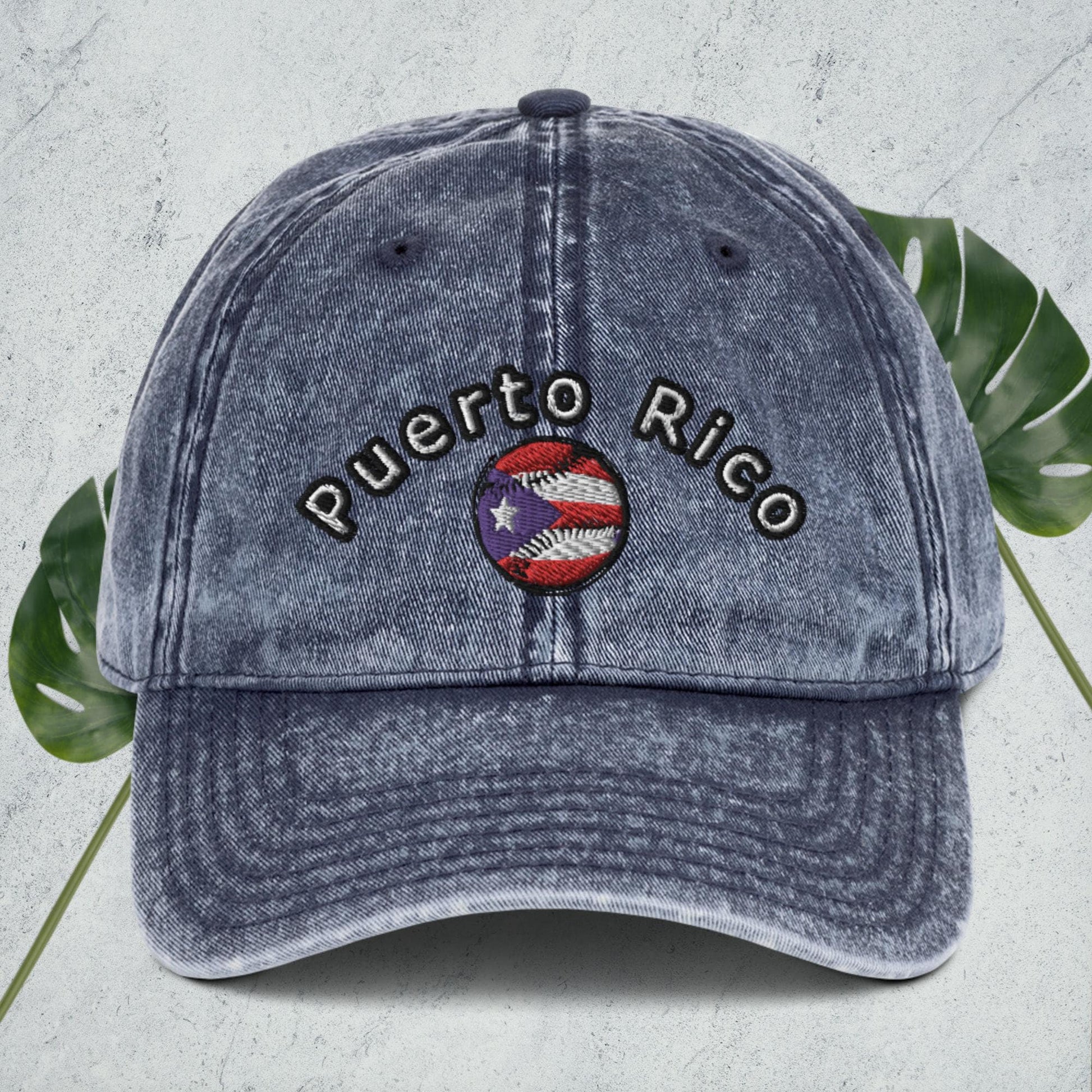 Vintage Cotton Twill Cap - Puerto Rico Baseball hat 2