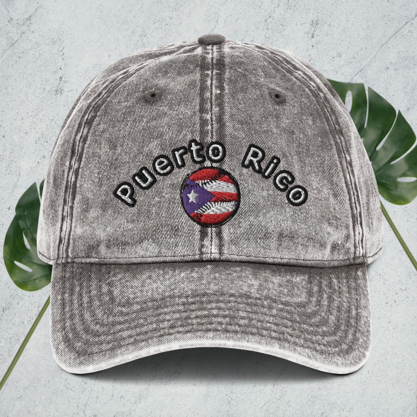 Vintage Cotton Twill Cap - Puerto Rico Baseball hat 2