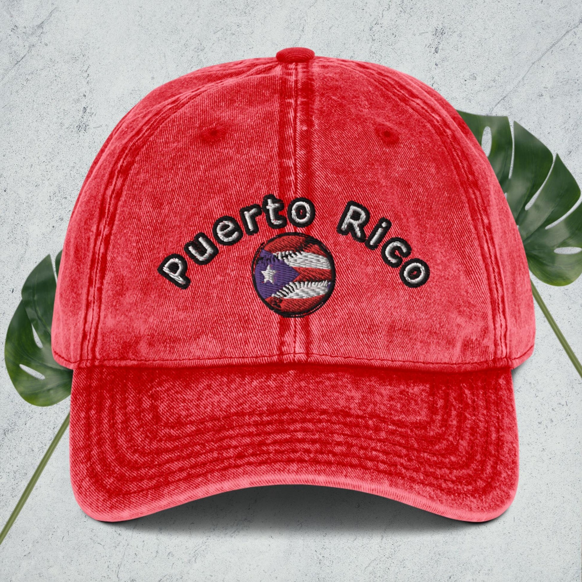 Vintage Cotton Twill Cap - Puerto Rico Baseball hat 2