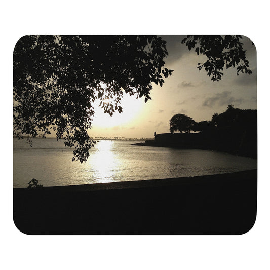 Mouse pad - San Juan Sunset with El Morro in the background