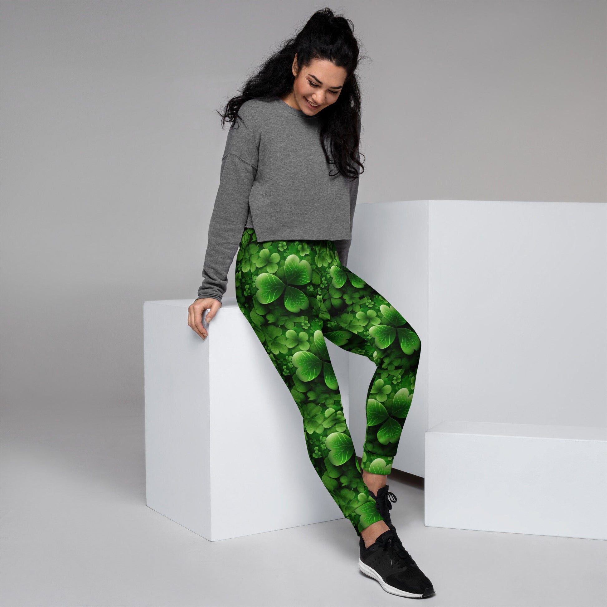 Women&#39;s Joggers-Shamrock Design