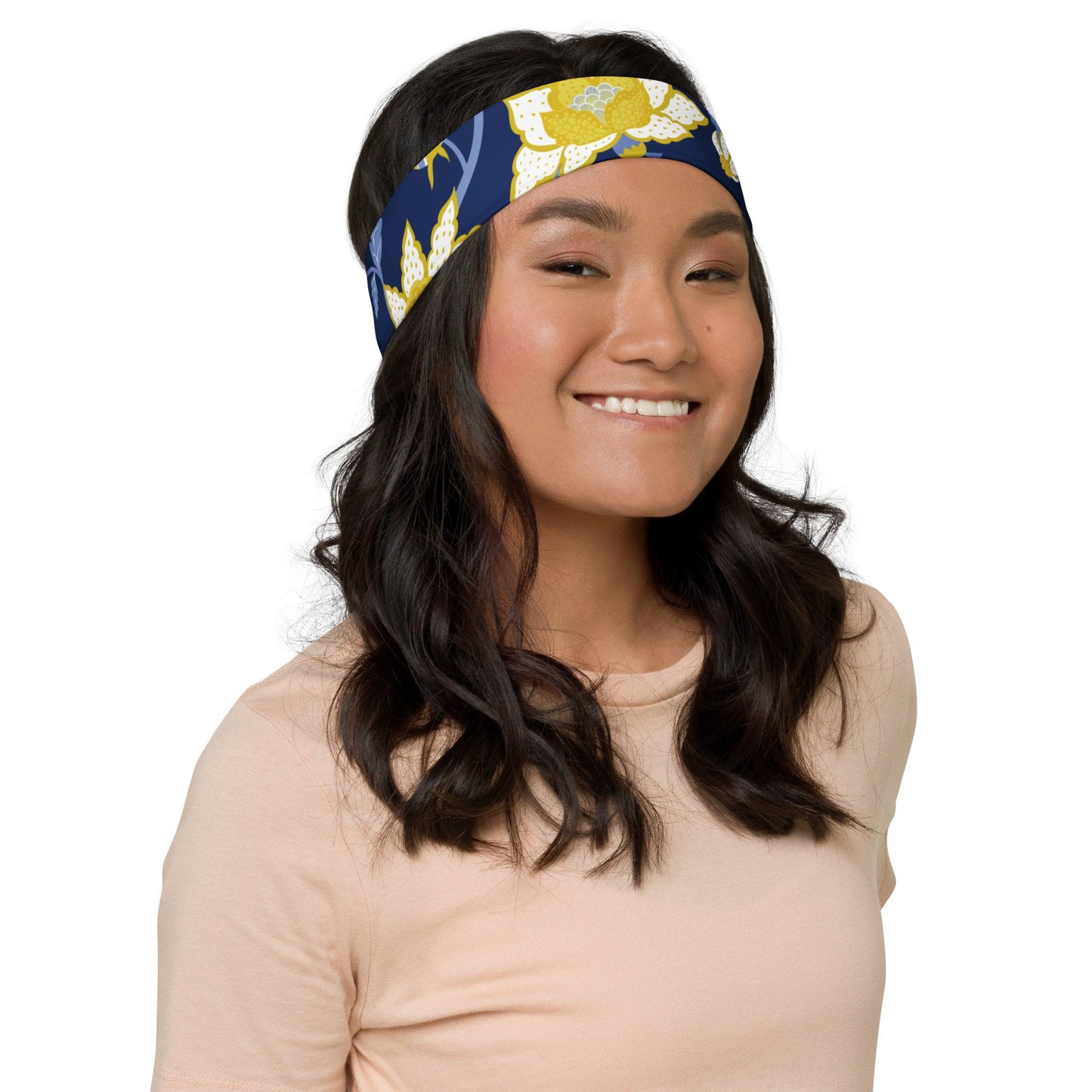 Headband - Yellow and Blue Flower