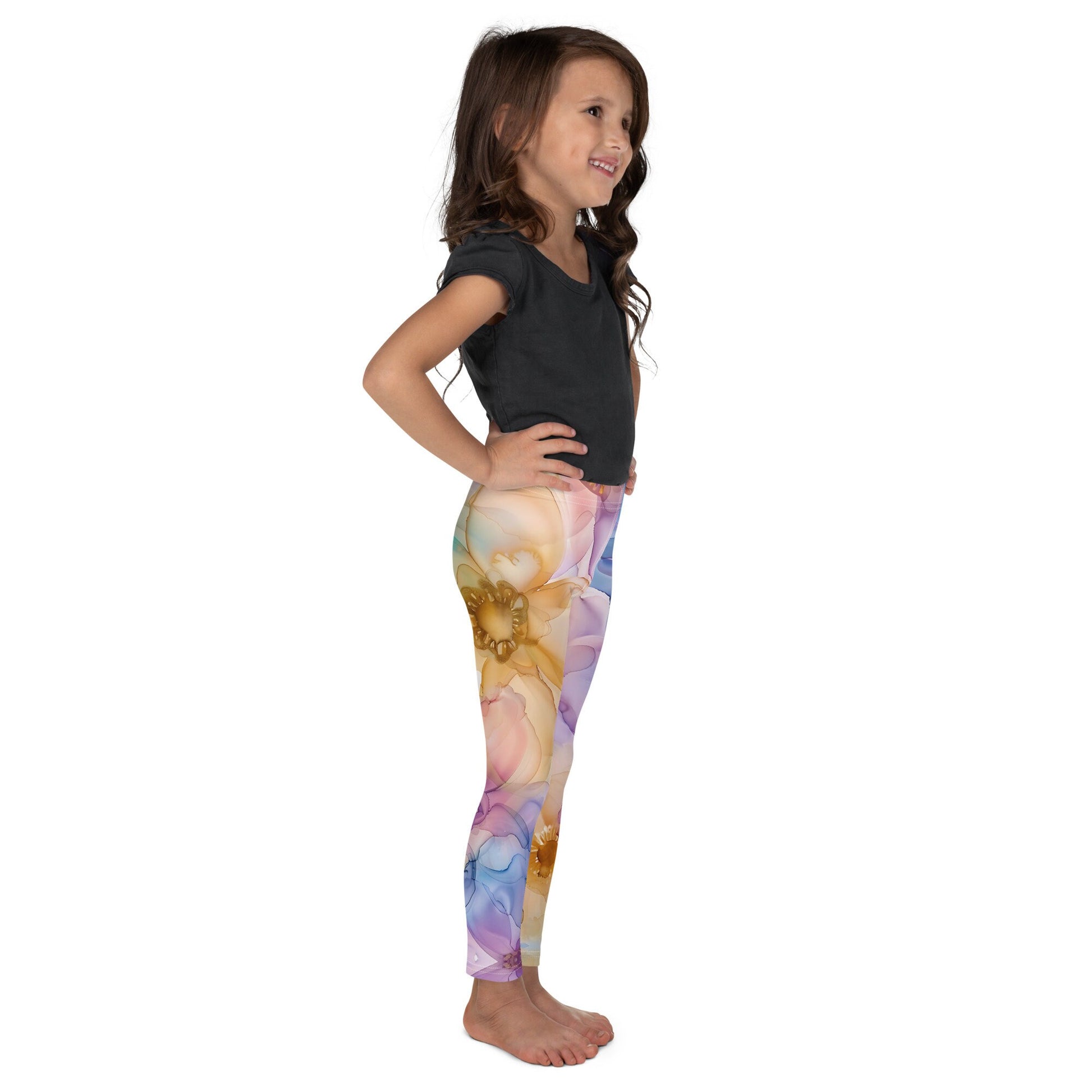 Kid&#39;s Leggings - Spring Time Flower 2