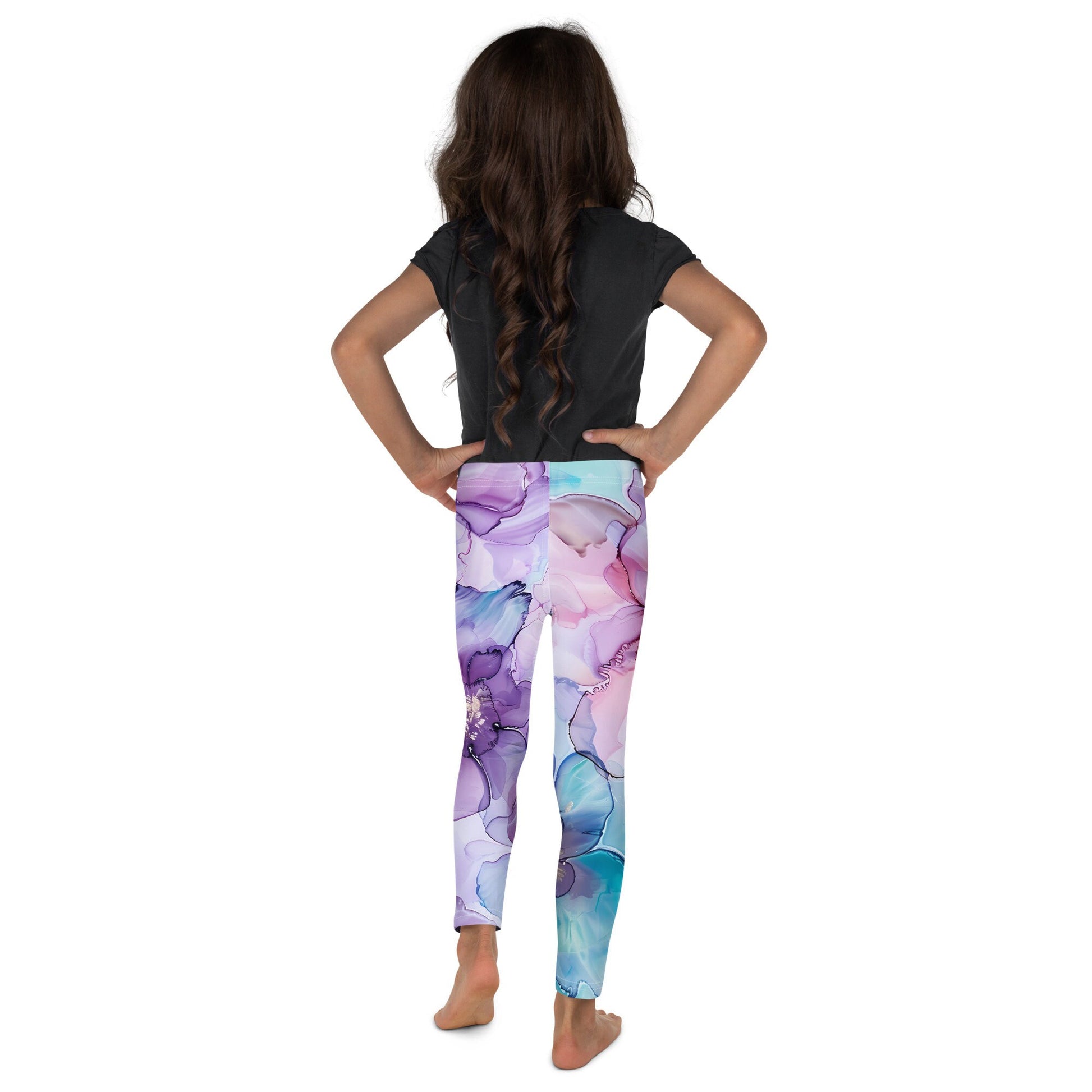 Kid&#39;s Leggings Spring Time Flower8