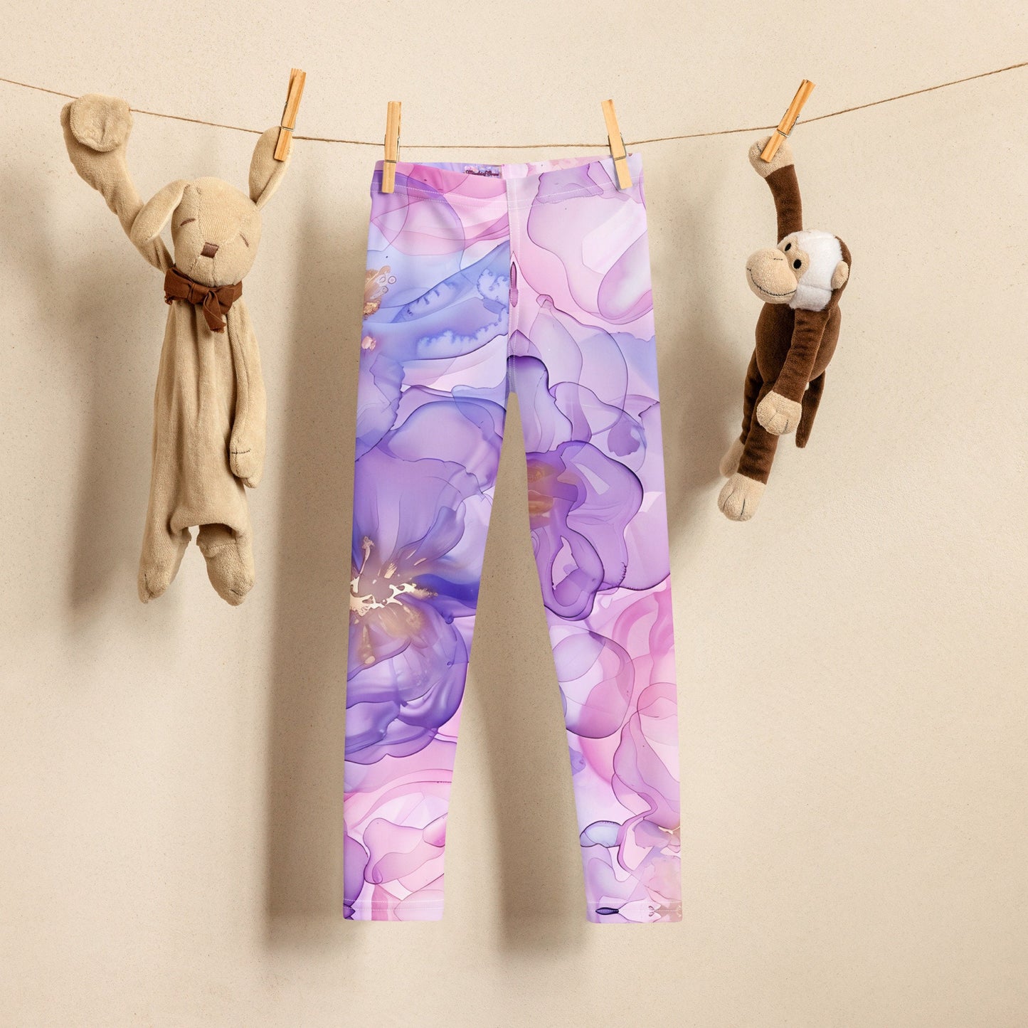 Kid&#39;s Leggings - Spring Time Flower 6