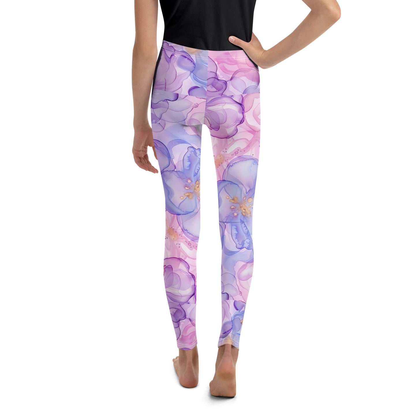 Youth Leggings - Spring Time Flower Print 7