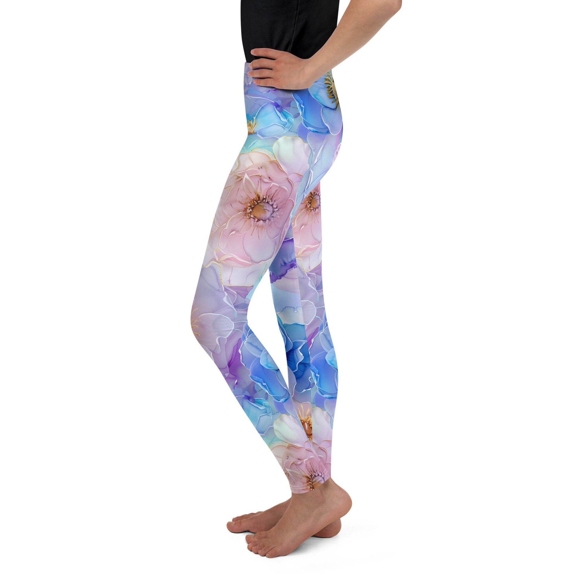 Youth Leggings - Spring time Flowers 3