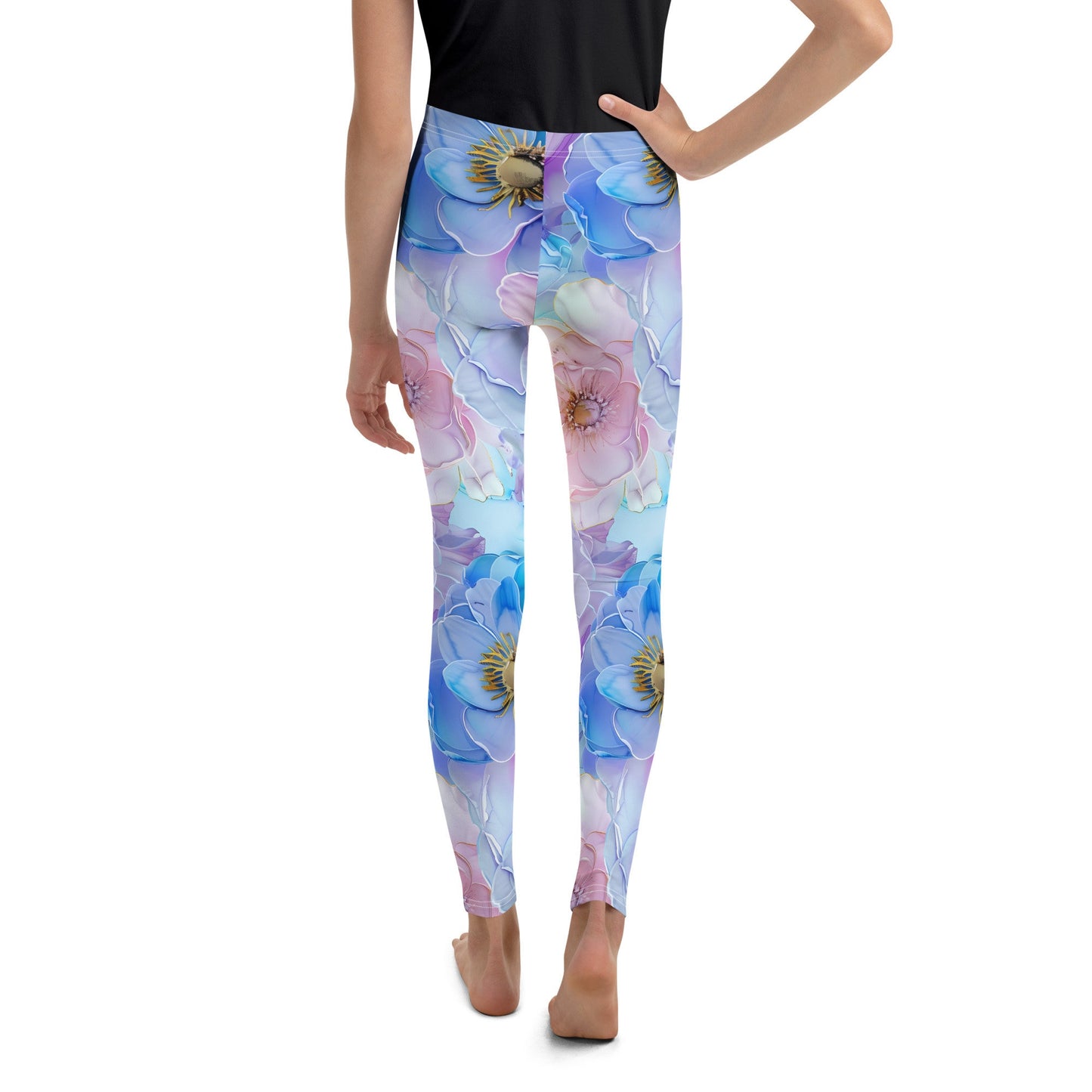 Youth Leggings - Spring time Flowers 3