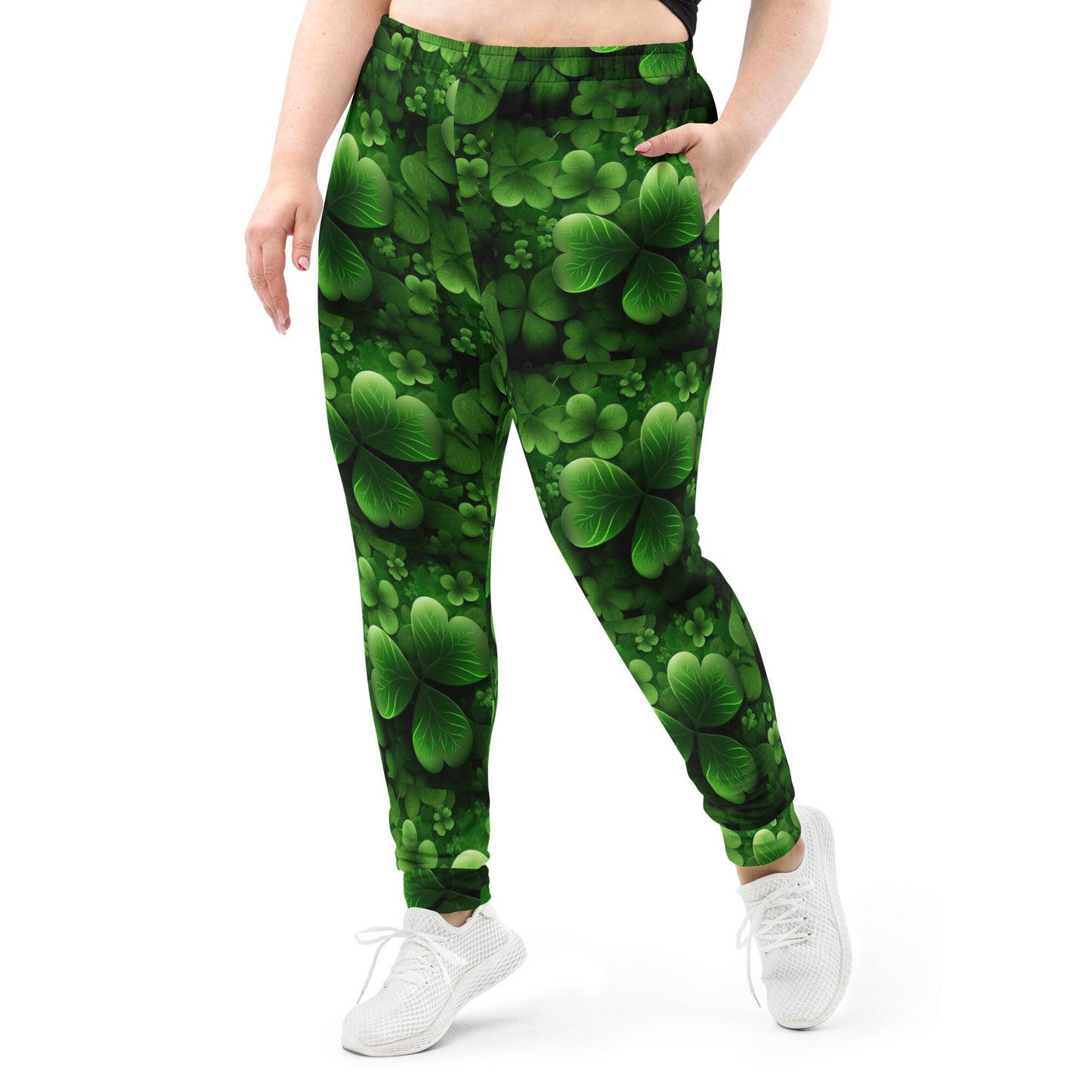 Women&#39;s Joggers-Shamrock Design